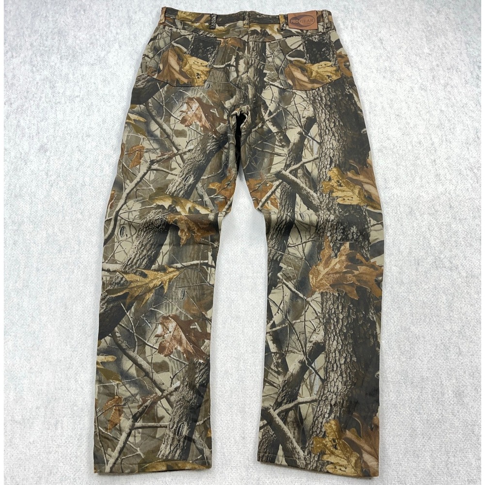 Vintage Wrangler Camo Jeans Men 36x34 Realtree Hardwood Baggy Y2K Pro Gear Denim